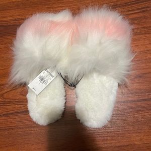 Express Open Toe Slippers size small (5-6)